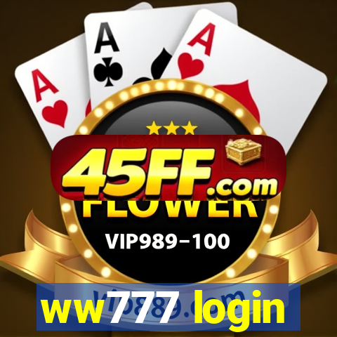 ww777 login